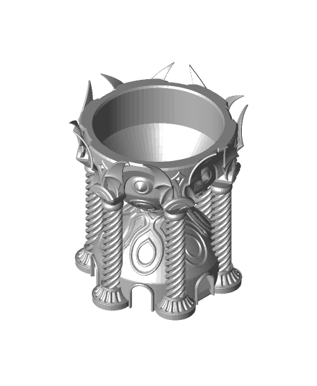 Hourglass Dice Tower 3d model