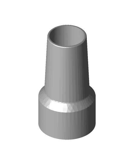40mm to taper adapter 3d model