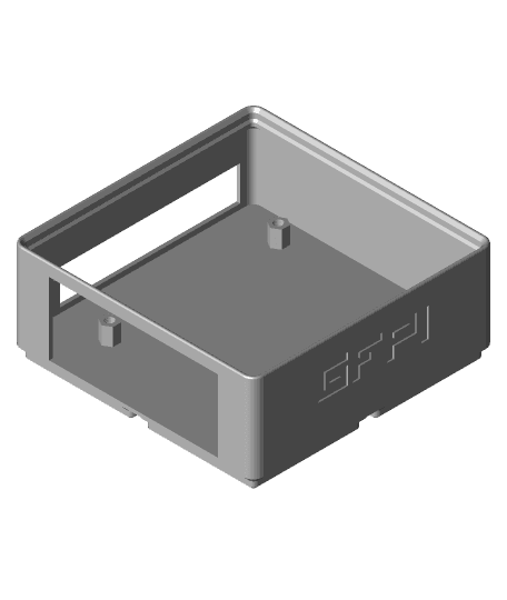 #Gridfinity Raspberry Pi Case by bigbrisco full viewable 3d model