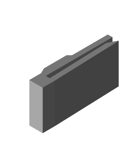 Twist-lock 2020V-Slot Flatcable clamp 3d model