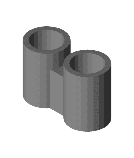 double can holder 3d model