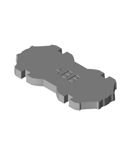 ABB junction box blindplate 3d model