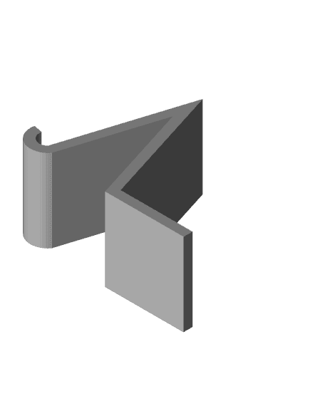 Vertical Paper Holder 3d model
