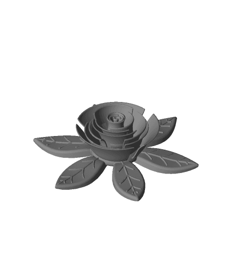 Rose by Emanuel Chmielowski full viewable 3d model