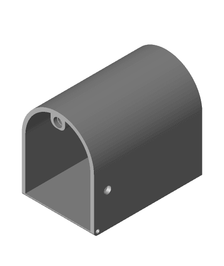Toy Mailbox with automatic flag by bryanlogan full viewable 3d model