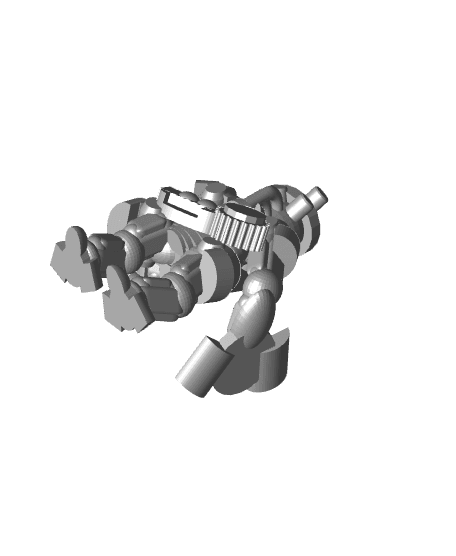 FHW Mortis Korps TeknoInquisitor Bladesmen 3d model
