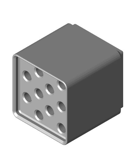 Gridfinity 10-Piece Needle File Holder 3d model