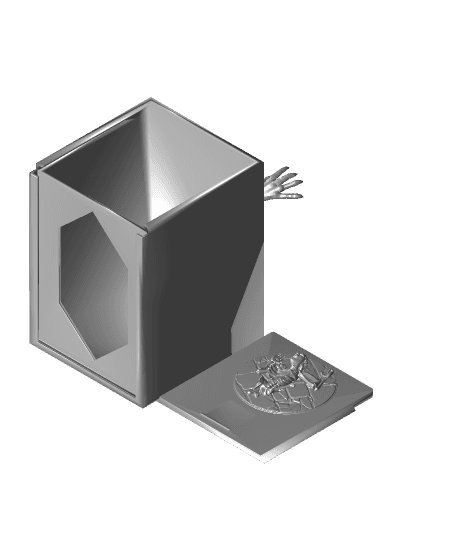 HORRO DECK BOX.3mf by SNAKE2423 full viewable 3d model
