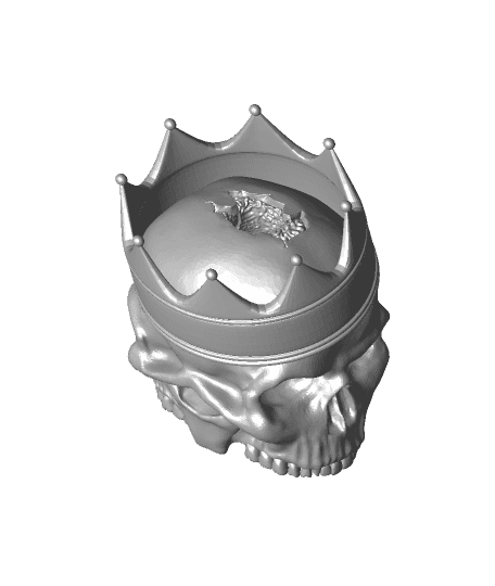Grim Monarch's Crown of Fate Dice Tower By Pretzel Prints 3d model