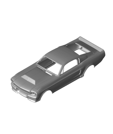 Ford SHELBY GT500 ELEANOR 1967 3d model