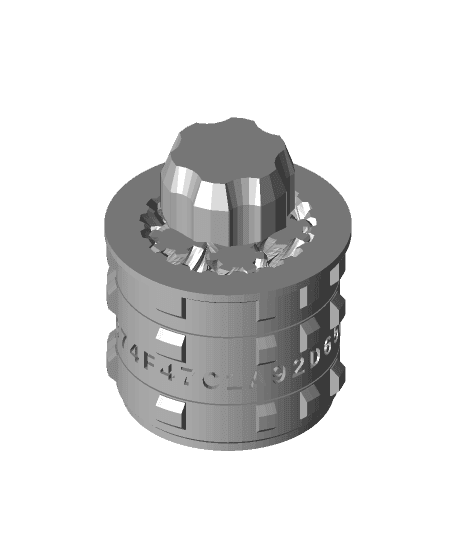 Planetary Gear Puzzle Box mk2 Encoder 3d model