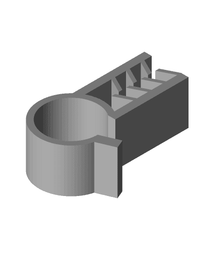 wire shelving clip 3d model