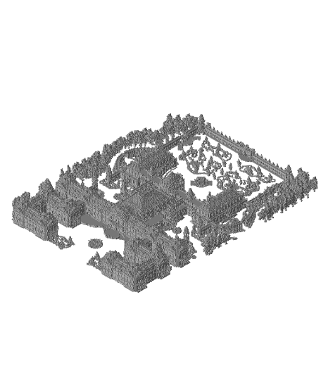 Minecraft Cinderella Castle 3d model