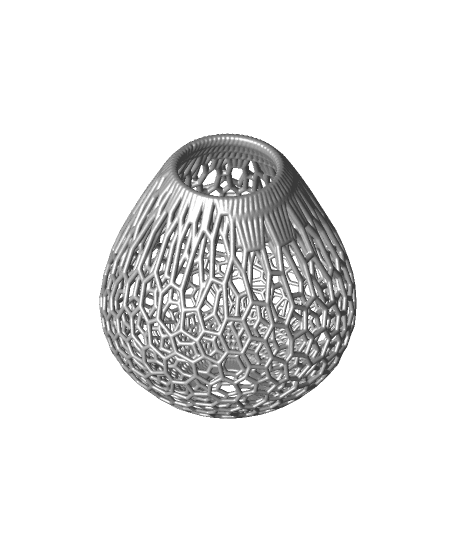DOUBLE VORONOI LAMP/CANDLE SHADE 3d model