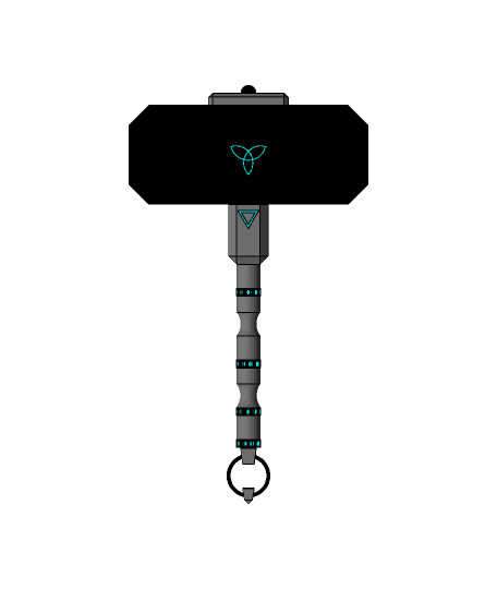 Thor Hammer by rhythmmeghpara full viewable 3d model