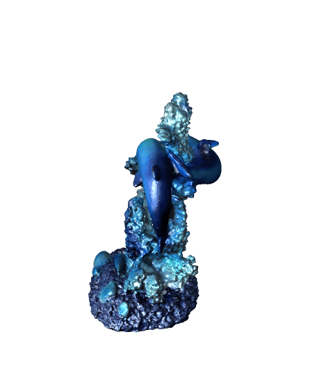 Dolphin Seaside Ornament 3d model