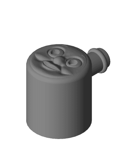 Thomas the Bottle Cap with chimney by iorippi full viewable 3d model