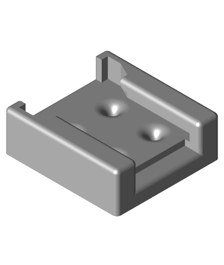 Milwaukee M18 Battery Holder by TrickyBee full viewable 3d model