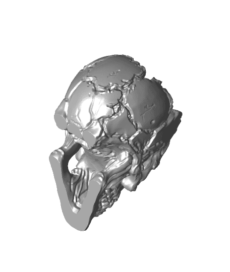 Hollow Skull - Pencil Holder - Decor by printedobsession full viewable 3d model
