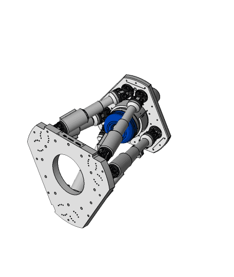 HEXAPOD ROCKET ENGINE 3D PRINT 3d model