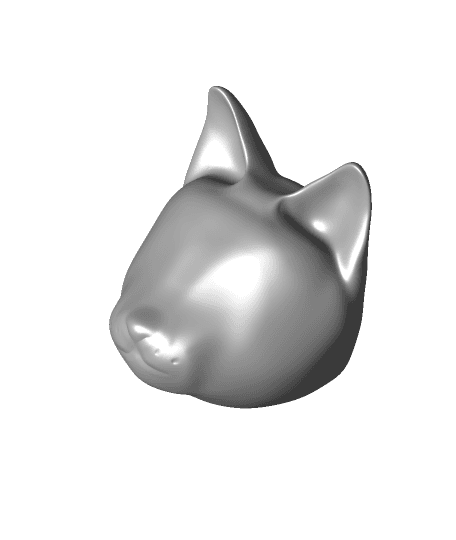 Basic Cat Head 3d model