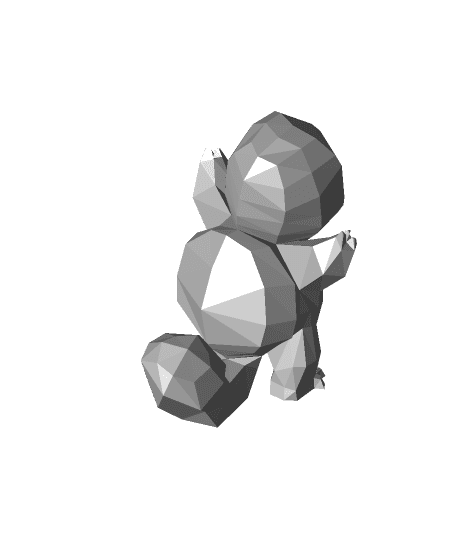 Low Poly Squirtle 3d model