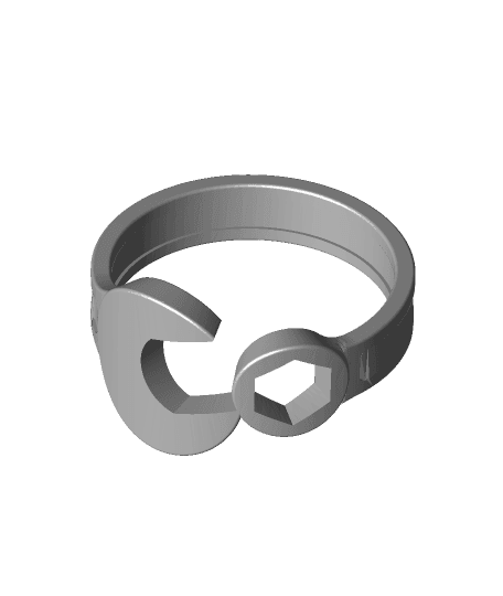 Spanner ring 2.STL by Roboninja full viewable 3d model
