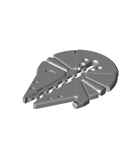 Falcon Ship Clip 3d model