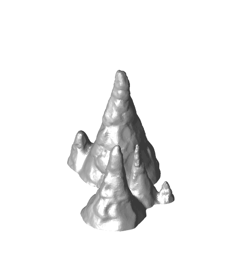 Stalagmites for Gloomhaven 3d model