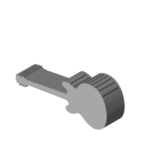 Guitar Pick Holders - Small Guitars easy print 3d model