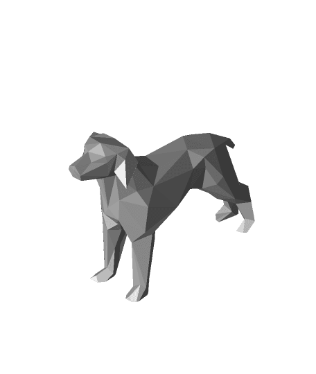 Low_Poly_Dog 3d model