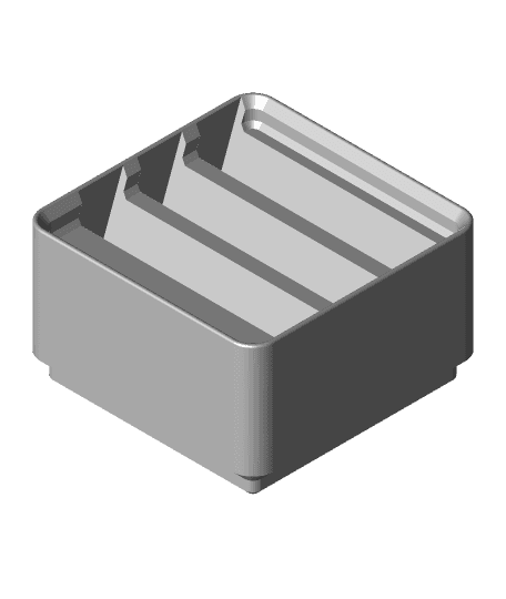 Gridfinity 3 Popsocket holder 3d model