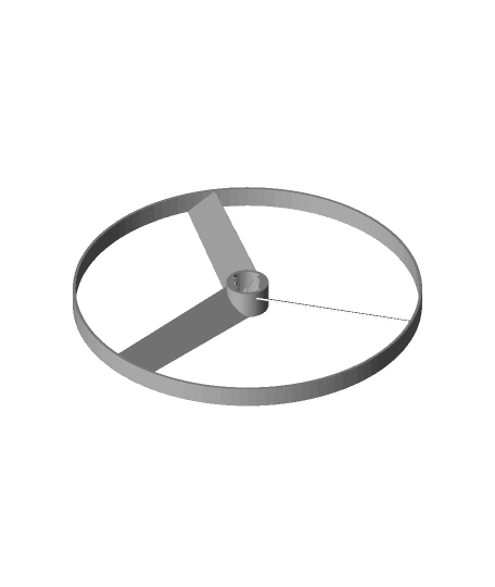 Pull Copter Finger Ring - Large by agepbiz full viewable 3d model