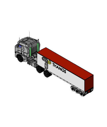 Thangs Truck 3d model