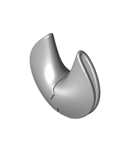 Reuseable Fortune Cookie 3d model