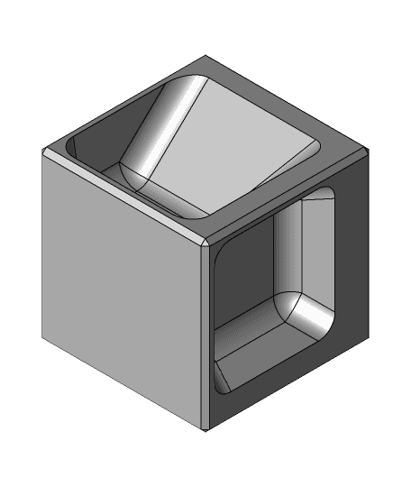 Small Measuring Cube R1.STEP 3d model