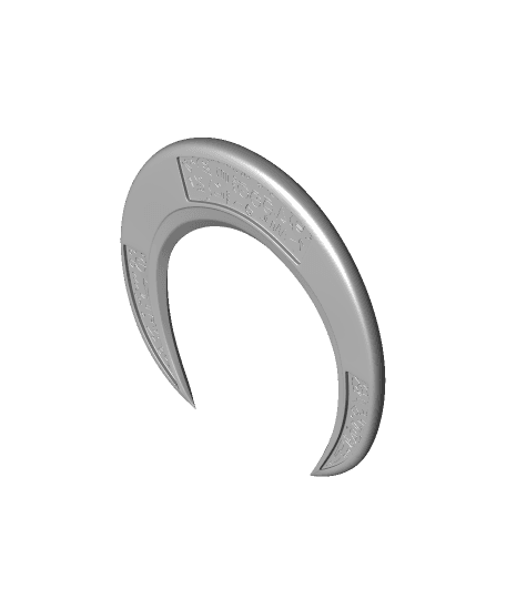 Moon Knight Crescent Dart by EmilyTheEngineer full viewable 3d model