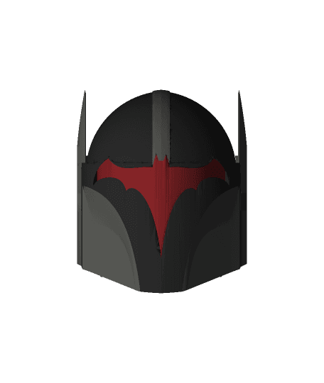 Batman Mandalorian Helmet(Batmando) 3d model
