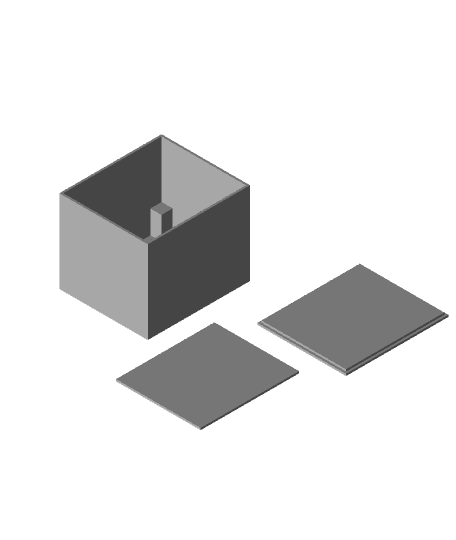 box with secret compartment 3d model