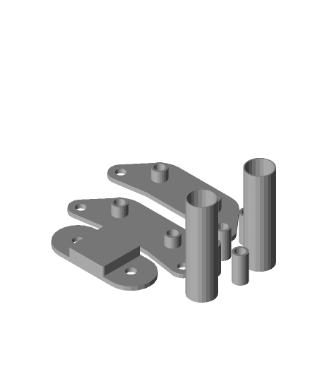 Ender 3 Filament roll holder  3d model