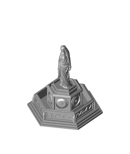 Cthulhu Fountain for Wargaming  3d model