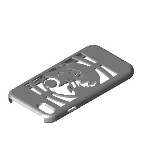 Cougar iPhone 8 Case.stl 3d model