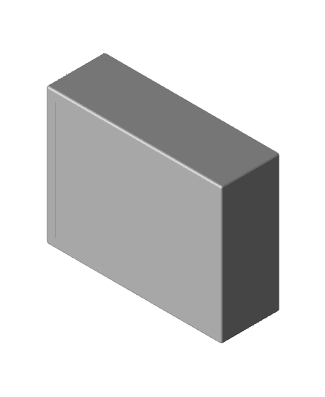 Individual coffee filter box 3d model