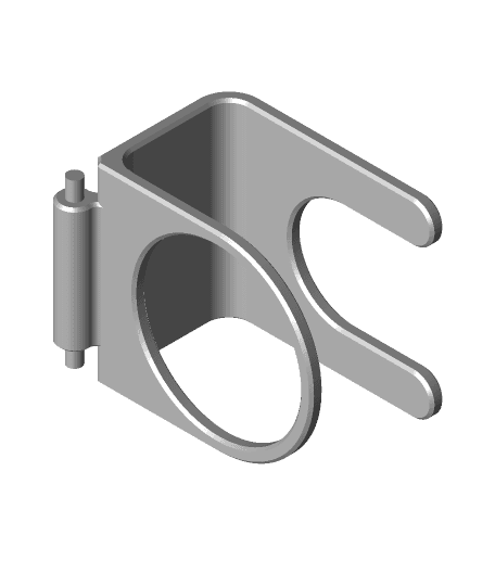 Privacy cover for the Logitech C610 Webcam 3d model