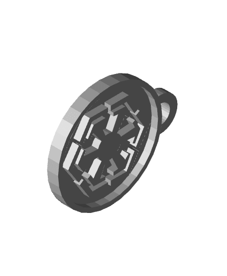 SITH empire symbol keychain 3d model