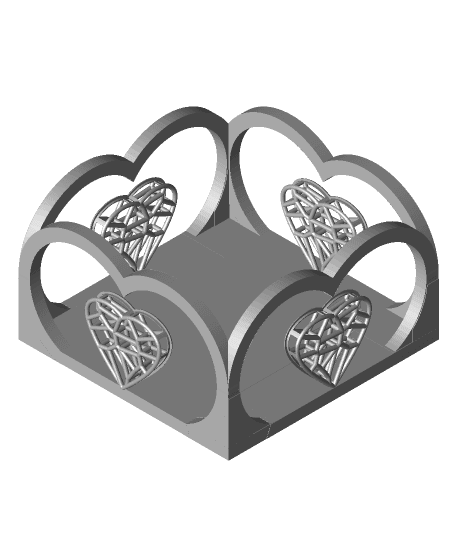 Valentines Open Heart Box.stl by the_leonking full viewable 3d model