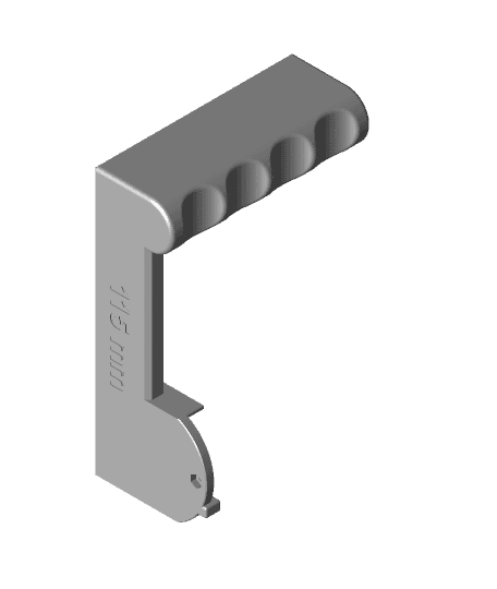 Camera Side Handle with Velbon Quick Release 3d model