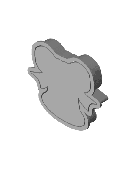 Bell - Cookie Cutter with Stamp 3d model