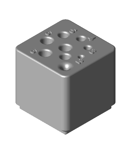 Gridfinity tap and ream holder 3d model