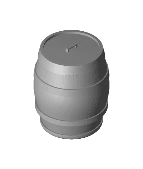 barrel.stl by Mansoor73 full viewable 3d model